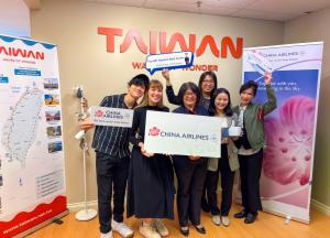 Veronika F. a remporté deux billets d’avion pour Taïwan, gracieuseté de China Airlines.
