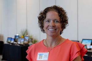 Close up of the event director, Kristin Pierre