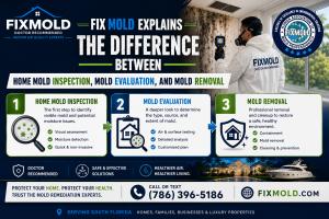 Professional guide to home mold inspection, mold evaluation, and mold removal by Fix Mold