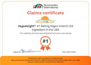 Vegadelight certified #1 by Euromonitor