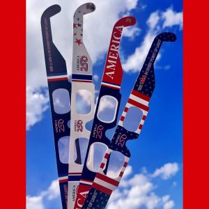 The official America250 3D glasses by American Paper Optics combine cutting-edge visual technology with patriotic pride to celebrate 250 years of American history.