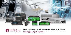 Premio EDGEBoost OOB provides hardware-level remote management for rugged edge AI systems, enabling remote recovery, power control, monitoring, and out-of-band access for mission-critical edge deployments.