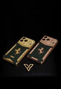 GoldPrive 24K Gold iPhone 17 Pro Max Exotic Leather Edition