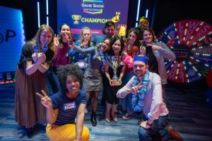 Game Show Battle Rooms Seattle - Bellevue  |  Team Building Event Group Photo