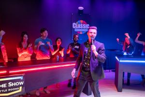 Game Show Battle Rooms  |  Game Show Host and Guests