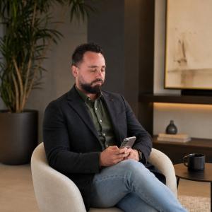 Alexandru Zdru - photo with the founder of Lexor Genesis and Lexor Axiom