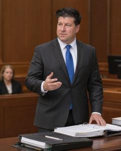 Attorney Scott DeSalvo in Court