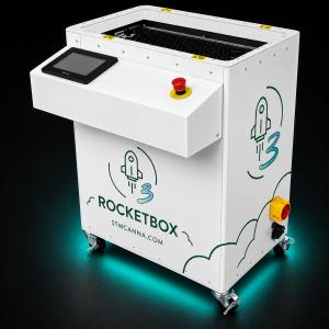 STM Canna RocketBox 3.0 infused pre-roll machine, fills homogenized flower up to 20,000 per day, made in USA
