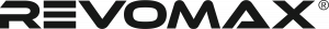 A logo from Revomax, a company that offers performance-driven beverage bottles