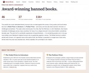 Award-winning banned books on Banned-Books.org