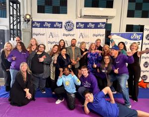 Carol Register celebrates with fellow creatives and the #JDSFamily at DigiFest® Temecula.