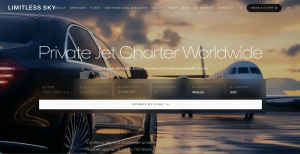 Limitless Sky website