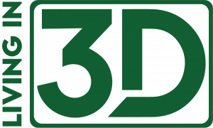 Logo image "Living in 3D"