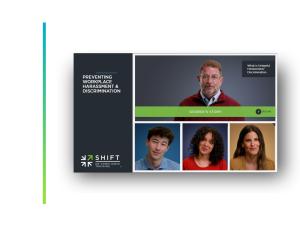 Image from SHIFT's Preventing Workplace Harassment & Discrimination Training 2026