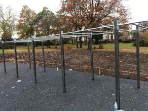 Installed Steel Warriors Gym Bars
