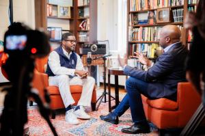Princeton Seminary President Jonathan Lee Walton, PhD interviews Rev. Dr. Raphael G. Warnock, U.S. Sen. from Georgia for an episode of "Expanding the Table"