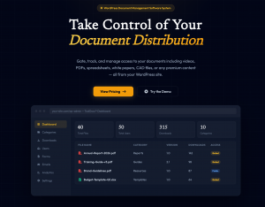 WordPress Document Management Software System