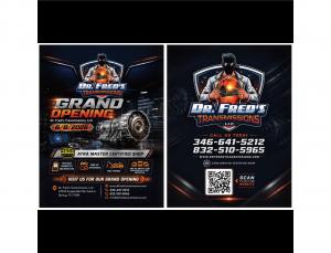 Dr. Fred's Transmissions, LLC Grand opening flyer