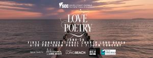 Love, Poetry Concert Flyer