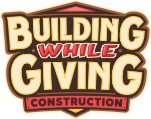Building While Giving logo. Denver bathroom remodel and basement finishing contractor