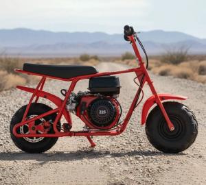 A custom GMB100 build on FRP Moto's high-strength steel frame, engineered for 99cc–225cc engines with Predator 212 direct-fit.