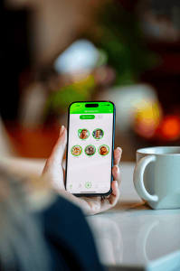 App screen image showing a picture of a Family Tree