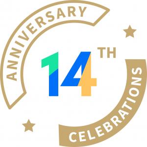 Neolytix 14th Anniversary Celebrations badge