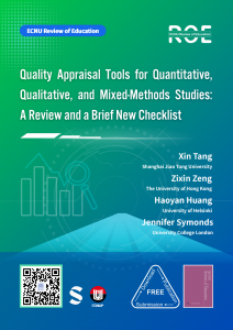 01 Quality Appraisal Tools for Quantitative, Qualitative, and Mixed-Methods Studies: A Review and a Brief New Checklist
