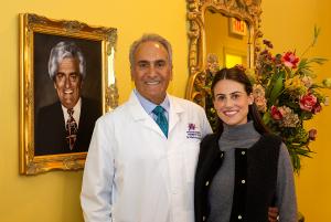 Dr. Albert Hazzouri & His Daughter Future Dentist - Mini Dental Implant Centers of America in Scranton, PA