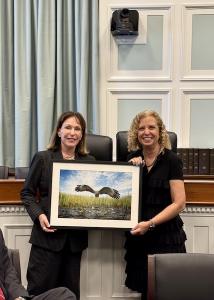 U.S. Representative Debbie Wasserman Schultz with The Everglades Foundation Founding Director Mary Barley