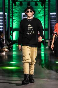 Santiago Saramago Model walking the runway for Portuguese fashion brand Punch-Oh! at The House of Fashion.