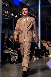 Santiago Saramago Model on the runway for international Ukrainian fashion brand BY VEL at The House of Fashion