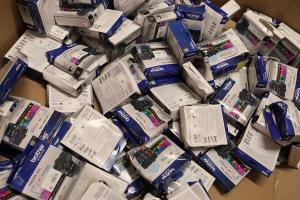 Genuine OEM printer cartridges enter the recycle stream to be resold at discounted prices