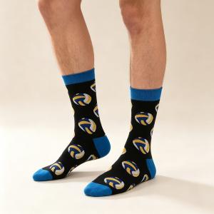 Custom Logo Promotional Crew Socks for Corporate Branding