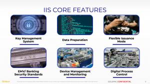 Key features of Integrated Issuance Solution (IIS) - Card production management system