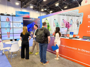 Booth C9870 was buzzing with activity on Day 1 as visitors gathered to experience Audfly's latest directional audio innovations through live demonstrations and hands-on interactions.