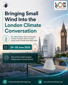Flower Turbines at London Climate Week