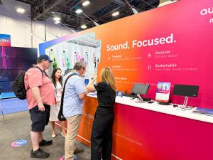 Audfly team discussing directional audio applications with industry professionals