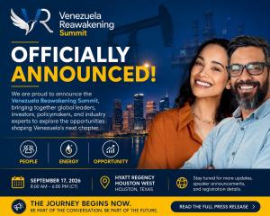 This is the flyer were its Officially announces-The Venezuela Reawakening Summit to be done on September 17th in Houton