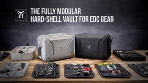 VAULT Basecamp features Modular Gear Pages, ShapeSpace Divider, SafeSlot Insert, Workbench Tray, and other add-ons for custom gear setups.