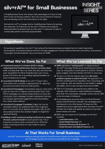 A one-pager that describes what silv=rAI™ is, and why Silver Lining has adopted AI features.