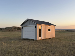 Custom Garage in field