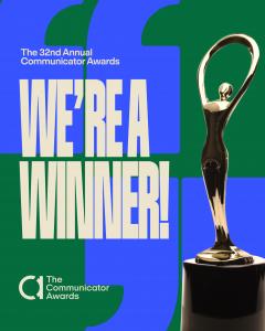 2026 Communicator Award of Distinction recipient