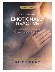 Stop Being Emotionally Reactive Book Cover Pic