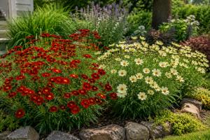 coreopsis on garden edge