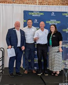 Mark Mahoney & Mike Carper, Co-Founders of Jackrabbit, accepting the award