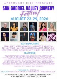 San Gabriel Valley Comedy Festival 2026 headliners and features