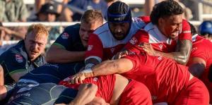 California Legion in a maul with Seattle Seawolves