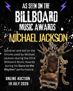 Michael Jackson throne used in the Billboard Music Awards