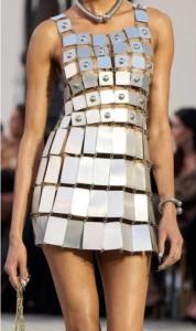 Paco Rabanne metal dress